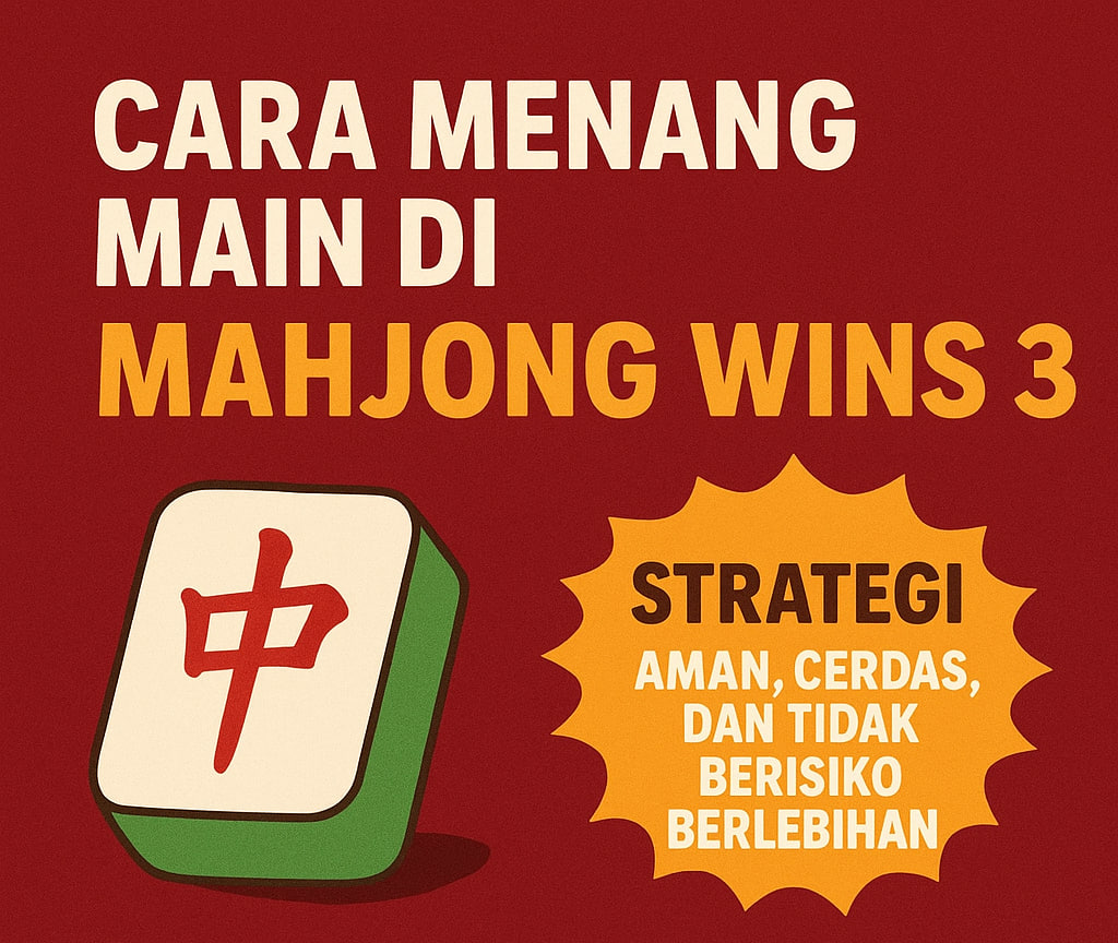 Cara Menang Main di Mahjong Wins 3: Strategi Aman, Cerdas, dan Tidak Berisiko Berlebihan